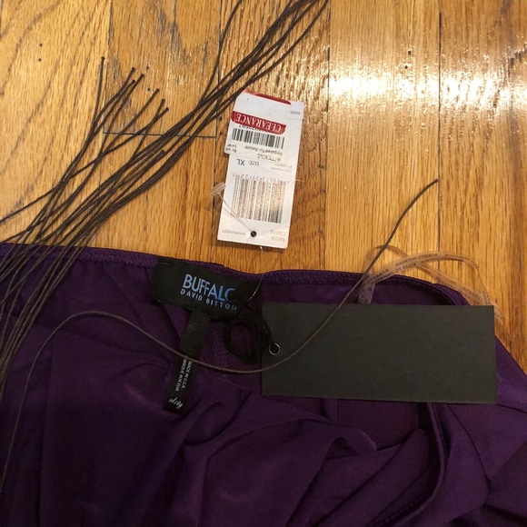 Buffalo David Bitton Purple Halter Top Size XL - Picture 3 of 4
